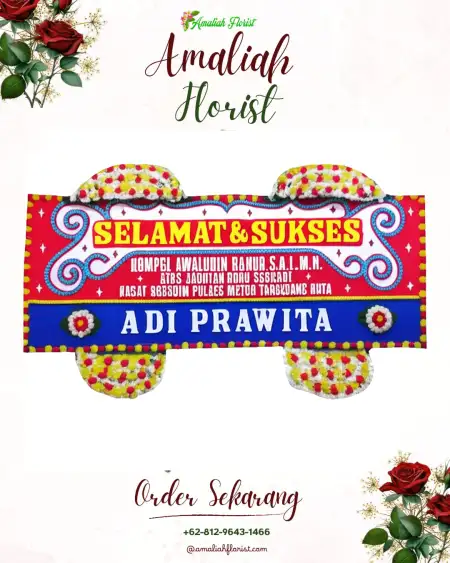 Papan Bunga Ucapan Selamat Belimbing